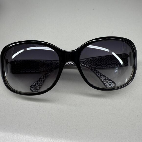Coach Women\'s Brown and Black Sunglasses